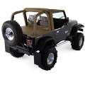 Picture of Rampage 1997-2002 Jeep WranglerTJ Roll Bar Pad & Cover Kit - Black Denim