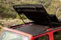 Picture of Rampage 2018-2019 Jeep WranglerJL Unlimited Sport 4-Door Mesh Shade Top - Extended - Black