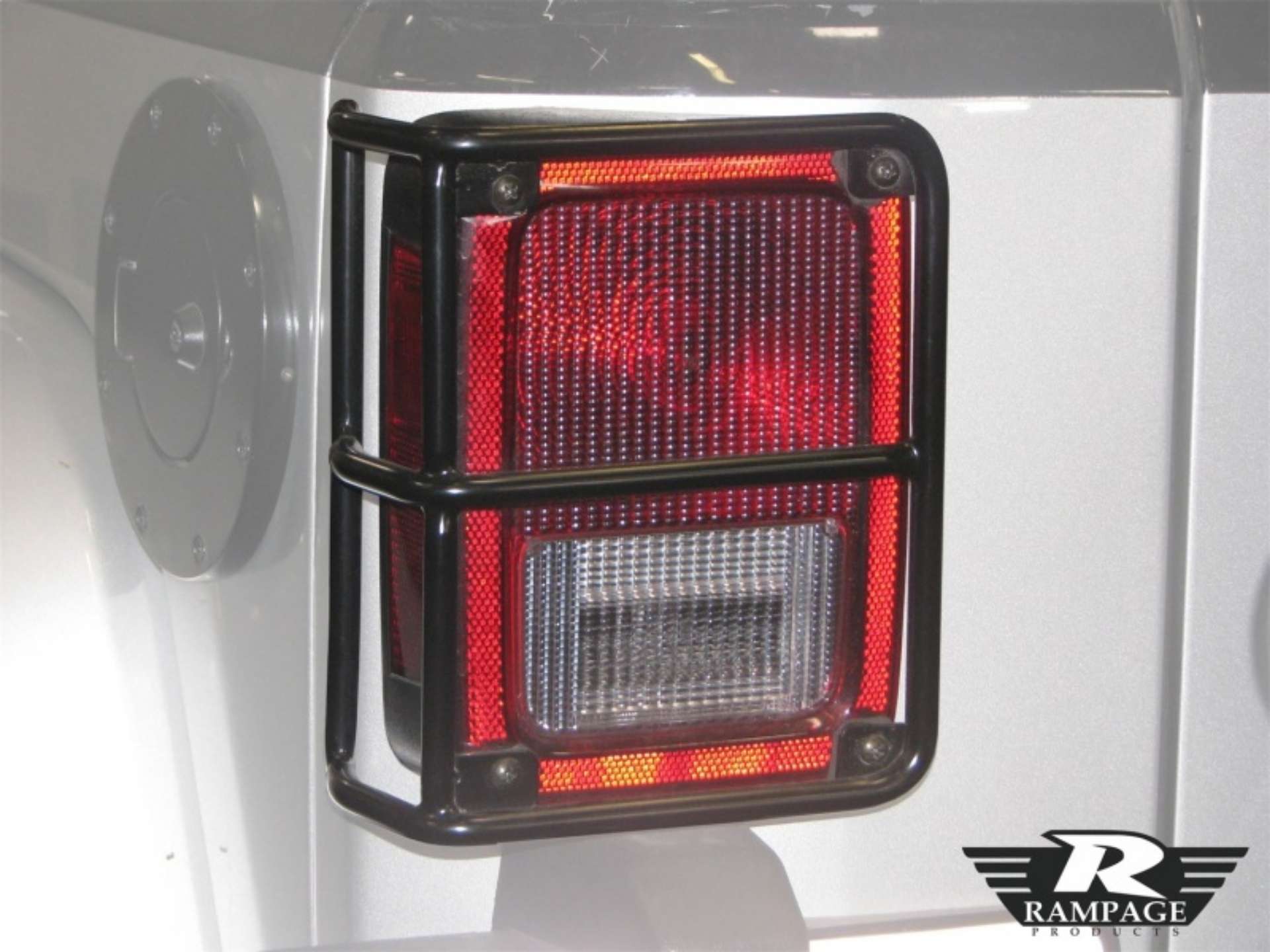 Picture of Rampage 2007-2018 Jeep WranglerJK Taillight Guards - Black