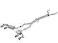 Picture of Borla 17-18 Chevrolet Camaro ZL1 6-2L V8 S Type Catback Exhaust w- Dual Mode Valves CF Black Anod