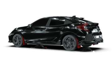 Picture of Rally Armor 17-21 Honda Civic Sport-Sport Touring Red UR Mud Flap w-Black Logo