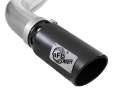 Picture of aFe Large Bore-HD 4in 409 SS DPF-Back Exh 18-19 Ford F-150 V6-3-0L td w- Black Tip