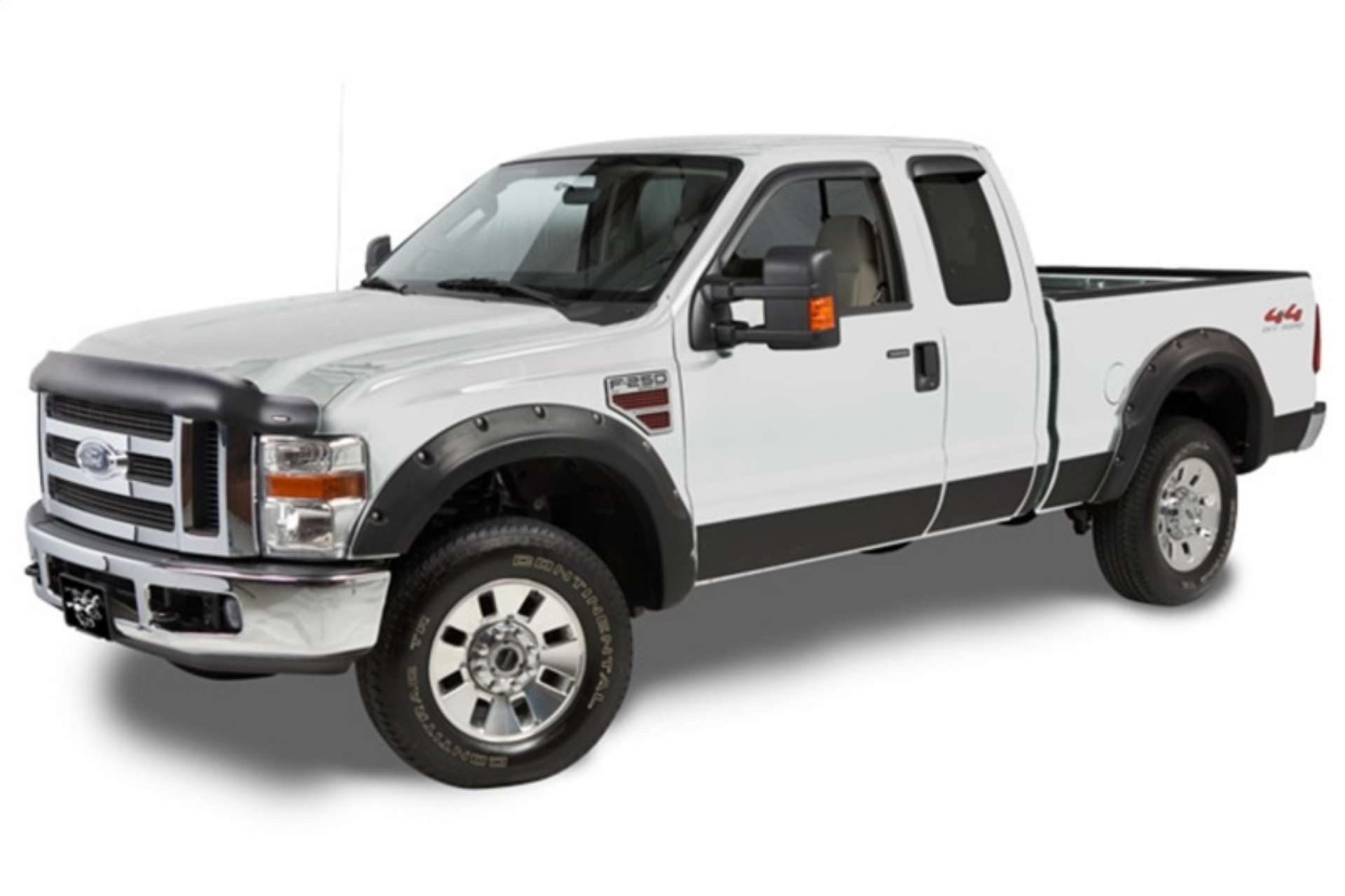 Picture of Stampede 2008-2010 Ford F-250 Super Duty 81-8-98-0in Bed Ruff Riderz Fender Flares 4pc Smooth