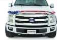 Picture of Stampede 2009-2014 Ford F-150 Excludes Raptor Model Vigilante Premium Hood Protector - Flag