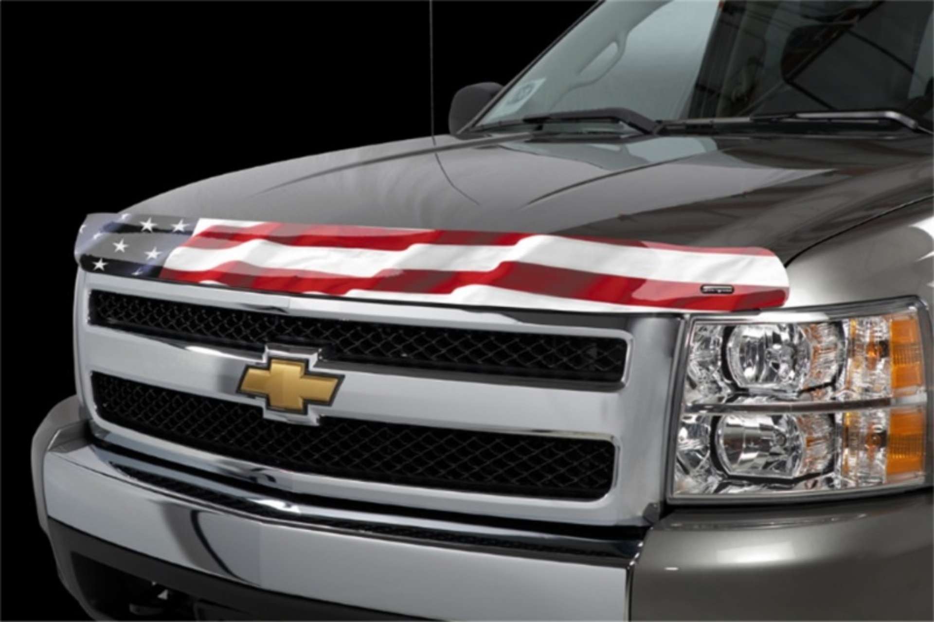 Picture of Stampede 2007-2013 Chevy Silverado 1500 Vigilante Premium Hood Protector - Flag