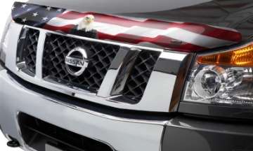 Picture of Stampede 2005-2019 Nissan Frontier Vigilante Premium Hood Protector - Flag