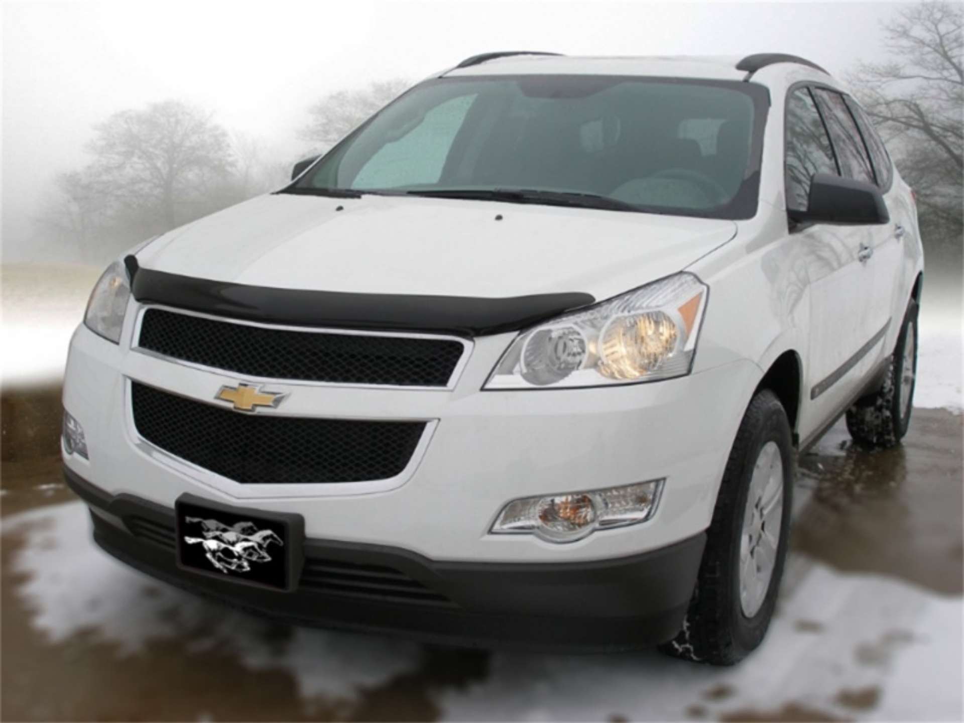 Picture of Stampede 2009-2012 Chevy Traverse Vigilante Premium Hood Protector - Smoke