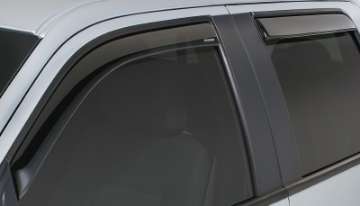 Picture of Stampede 2002-2006 Chevy Avalanche 1500 Crew Cab Pickup Snap-Inz Sidewind Deflector 4pc - Smoke