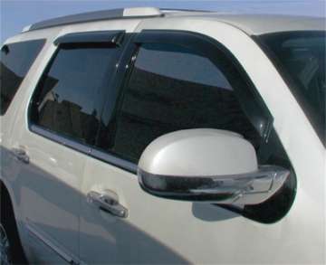 Picture of Stampede 2002-2006 Cadillac Escalade Sport Utility Snap-Inz Sidewind Deflector 4pc - Smoke