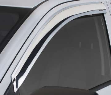 Picture of Stampede 2017-2019 Nissan Titan Extended Cab Pickup Tape-Onz Sidewind Deflector 2pc - Chrome