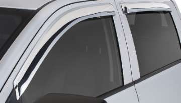 Picture of Stampede 2009-2018 Dodge Ram 1500 Extended Cab Pickup Tape-Onz Sidewind Deflector 4pc - Chrome