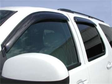 Picture of Stampede 2007-2013 Chevy Avalanche Crew Cab Pickup Tape-Onz Sidewind Deflector 4pc - Smoke