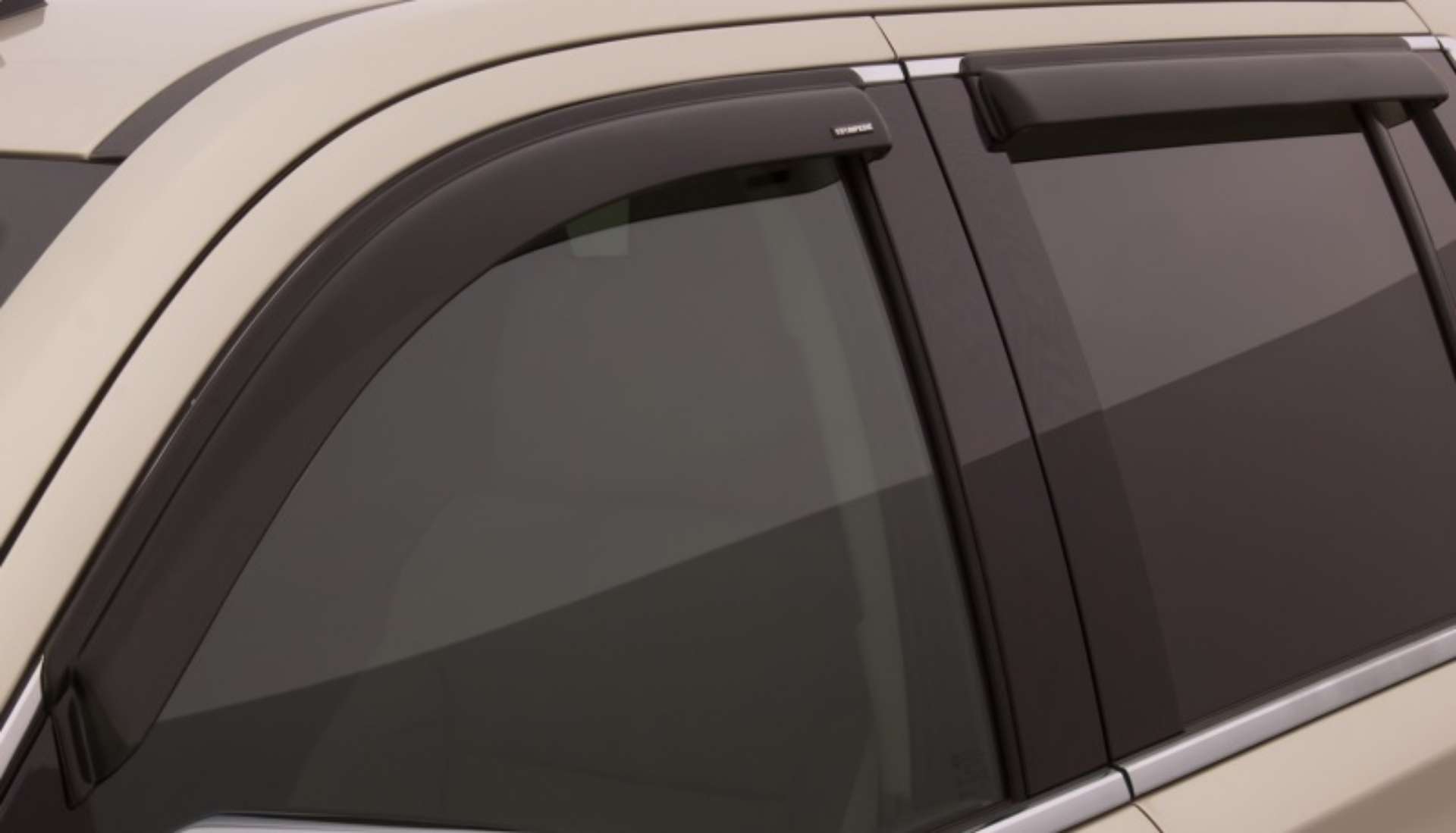 Picture of Stampede 2015-2019 Cadillac Escalade Esv Tape-Onz Sidewind Deflector 4pc - Smoke