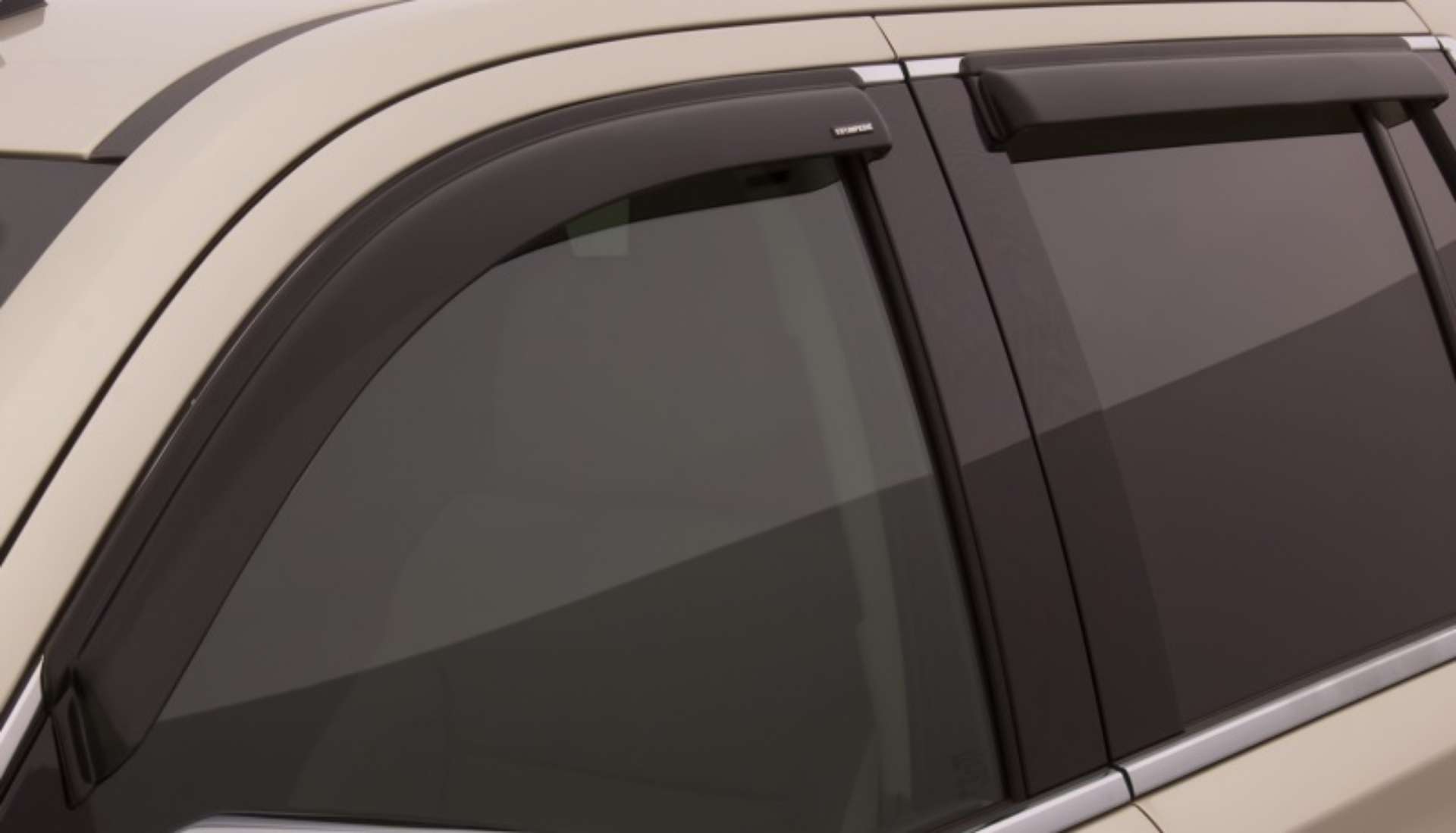 Picture of Stampede 2015-2019 Cadillac Escalade Tape-Onz Sidewind Deflector 4pc - Smoke