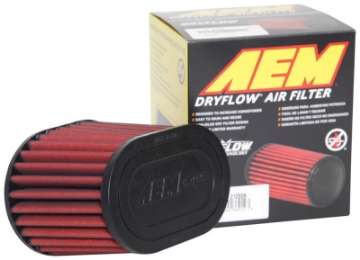 Picture of AEM 2-75in Flange 6in x 4-5in Base 6in x 3-8125in Top 5in Height DryFlow Air Filter