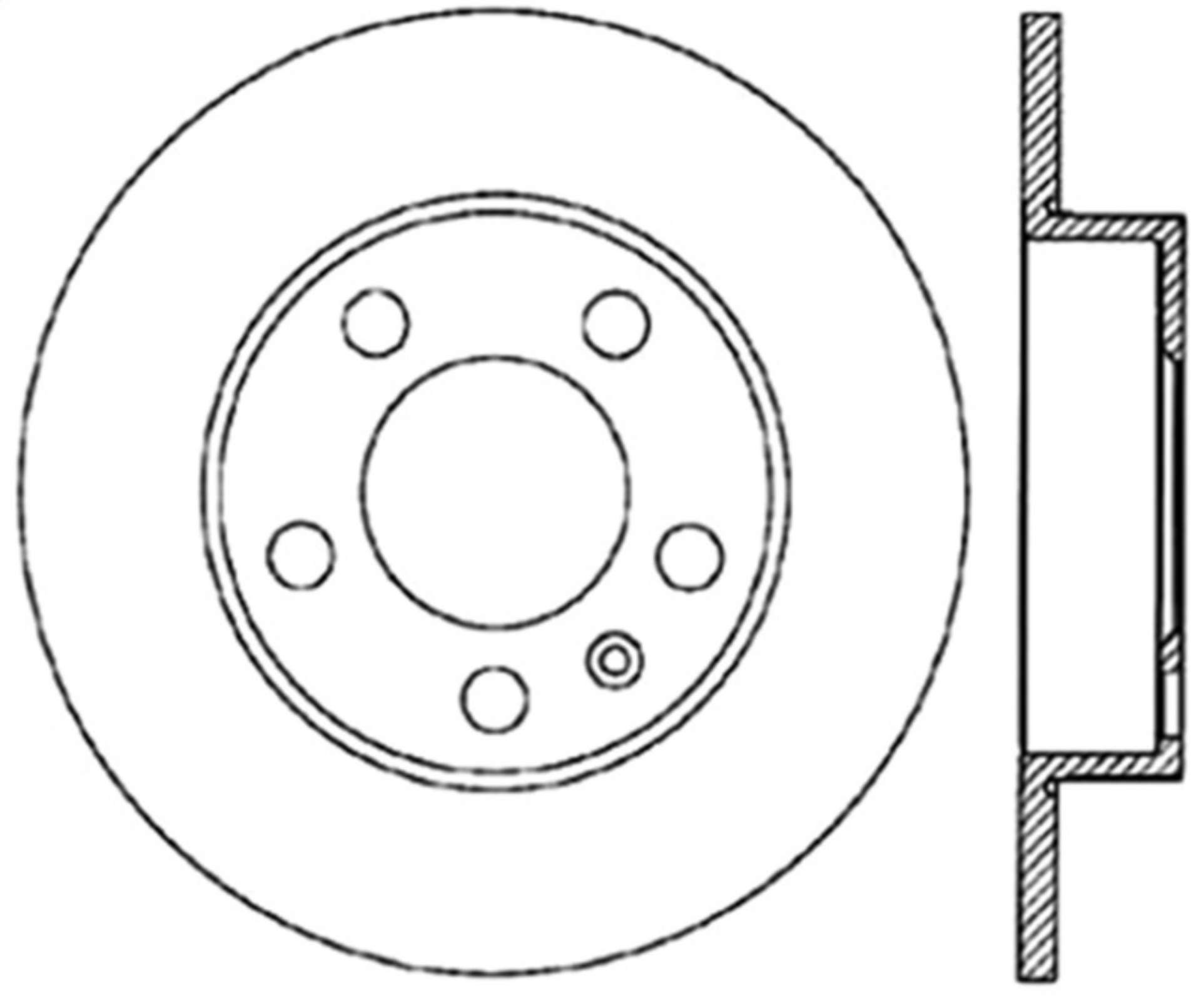 Picture of StopTech 98-11 Volkswagen Beetle Sport Slotted & Drilled Rear Right Cryo Rotor