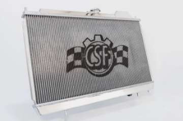 Picture of CSF 96-07 Mitsubishi Evo 4-5-6-7-8-9 Full-Slim Radiator w-12in Fan & Shroud--16AN & Slip On Fitting