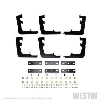 Picture of Westin 19 Ram 1500 Quad-Crew Cab Ex- Classic Premier Oval Nerf Step Bar Mount Kit - Black