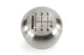 Picture of Perrin 17-18 Honda Civic Brushed Stainless Steel Large Shift Knob - 6 Speed