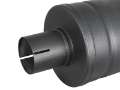 Picture of aFe MACH Force-Xp 409 SS Muffler w- Black finish 2-1-2in Inlet & Oulet 14in x 16in Diameter