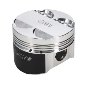 Picture of Manley 16+ Nissan VR30DDTT 86mm Bore 10:1 CR -3-5cc Dome Flat Top E-D Piston w- Rings SINGLE