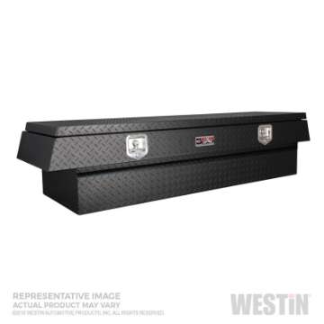 Picture of Westin-Brute High Cap 72in Stake Bed Contractor TopSider w- Base Drawers - Textured Black