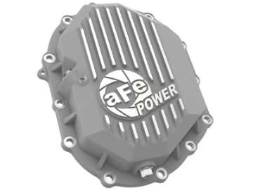 Picture of aFe Power 11-18 GM 2500-3500 AAM 9-25 Axle Front Differential Cover Raw Machined Street Series