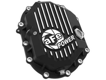 Picture of AFE Power 11-18 GM 2500-3500 AAM 9-25 Axle Front Differential Cover Black Machined Street Series