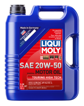 Picture of LIQUI MOLY 5L Touring High Tech Motor Oil SAE 20W50 - Single