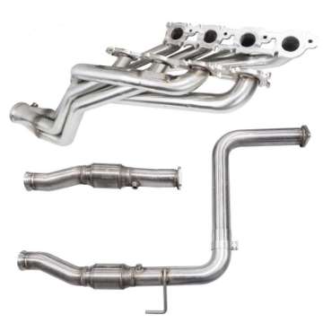 Picture of Kooks 2014+ Toyota Tundra-Sequoia 5-7L V8 Headers w- Green Catted Connection Pipes