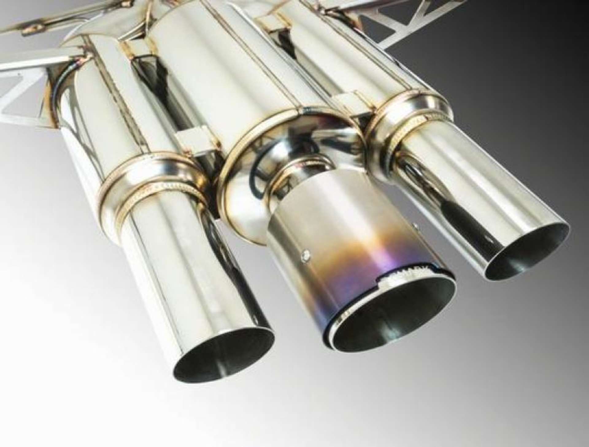 Picture of Remark Catback Exhaust 2017+ Honda Civic Type-R Spec III-Triple Tip True Titanium Tip Cover Res