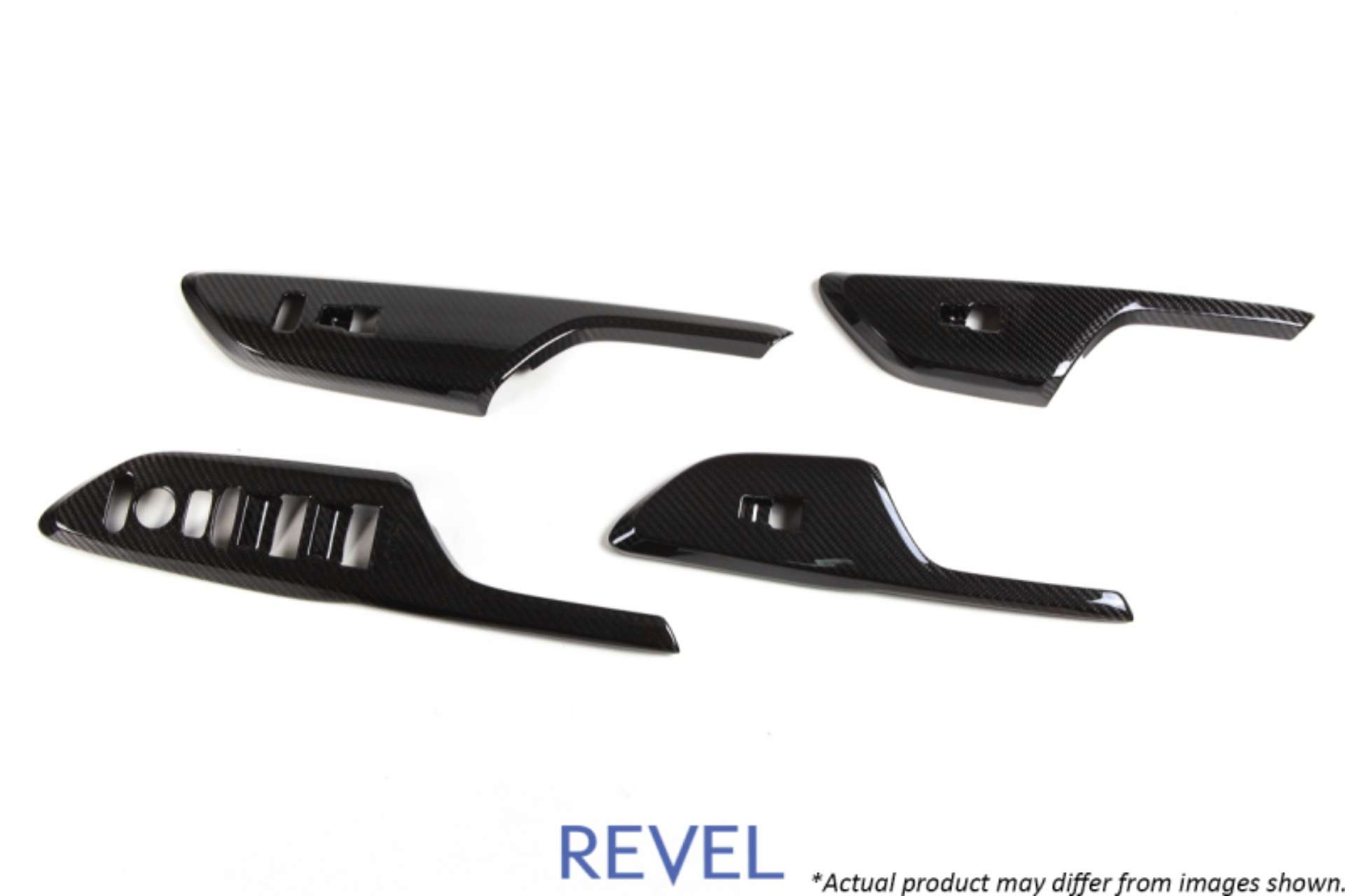 Picture of Revel GT Dry Carbon Window Switch Panels FL-FR-RL-RR 16-18 Honda Civic - 4 Pieces