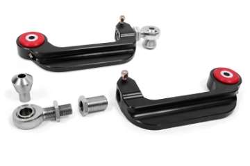 Picture of BMR 15-18 S550 Mustang Billet Aluminum Camber Links Adjustable Poly-Rod ends - Black Anodized