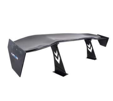 Picture of NRG Carbon Fiber Spoiler - Universal 69in- w-NRG Logo - Stand Cut Out - Large Side Plate