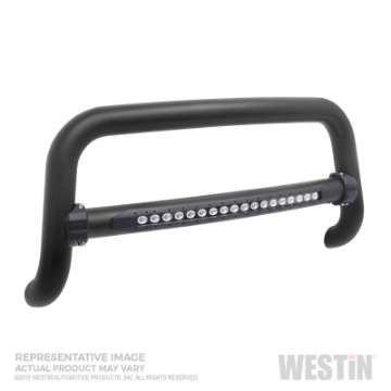 Picture of Westin 2019 Ram 1500 Excl- Classic and Rebel Contour LED DRL Bull Bar - Textured Black