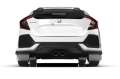 Picture of Rally Armor 17-21 Honda Civic Sport-Sport Touring White UR Mud Flap w-Red Logo