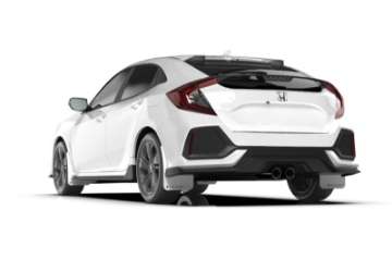 Picture of Rally Armor 17-21 Honda Civic Sport-Sport Touring White UR Mud Flap w-Black Logo