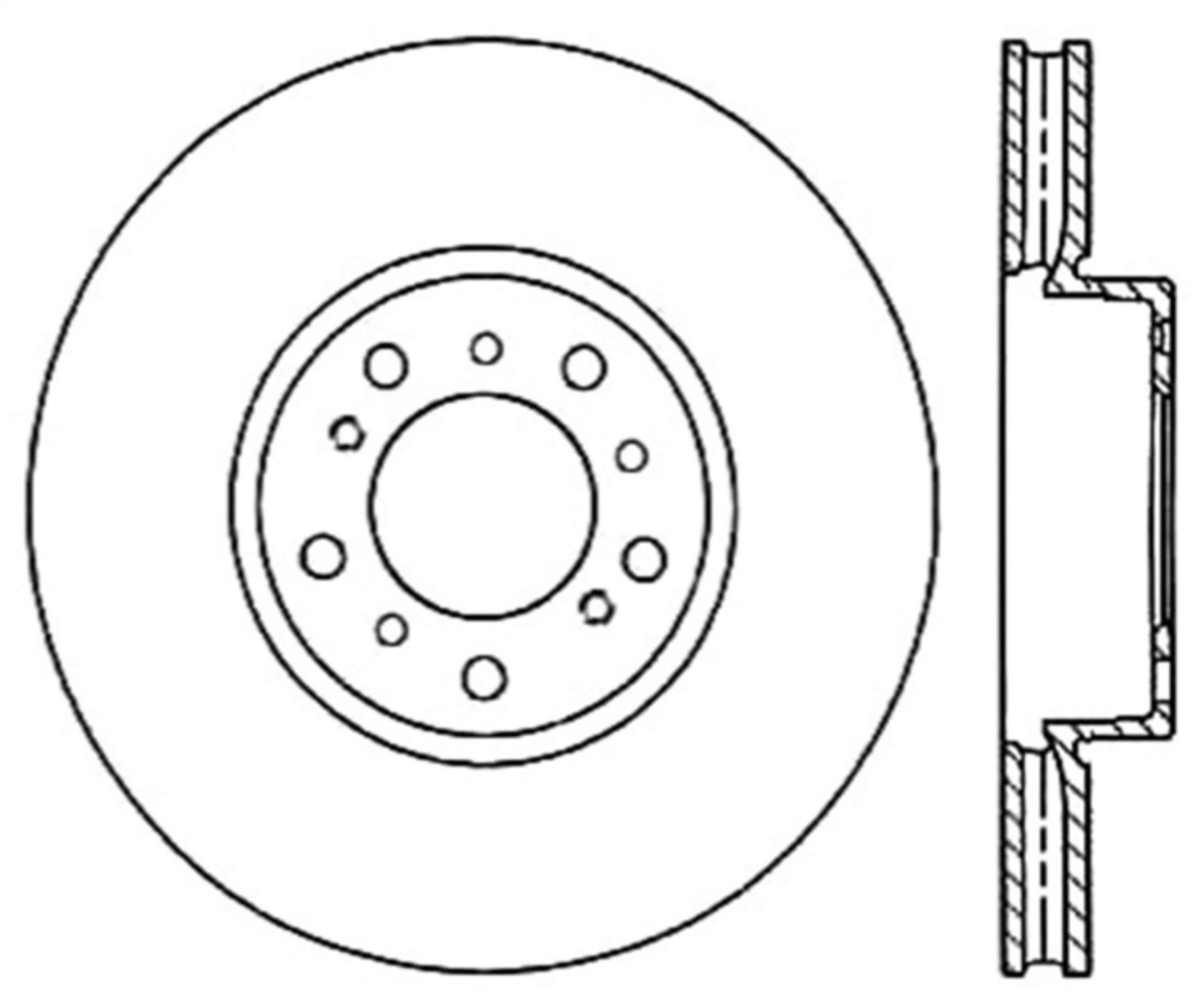 Picture of StopTech 01-06 BMW M3 Drilled Right Front CRYO Rotor