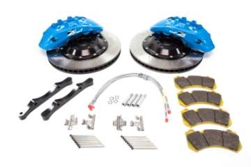 Picture of Alcon 2009+ Nissan GT-R R35 412x36mm Rotor Sky Blue 6 Piston Caliper RC6 Front Axle Kit