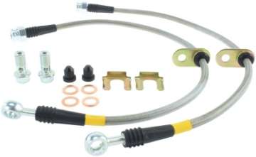 Picture of StopTech 05-07 LGT-LGT Spec B Stainless Steel Front Brake Lines