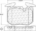 Picture of Stoptech 12-18 BMW 228i-230i-320i-238i Street Select Brake Pads With Hardware- Front