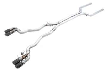 Picture of AWE Tuning 18-19 BMW F90 M5 SwitchPatch Cat-Back Exhaust- Black Diamond Tips