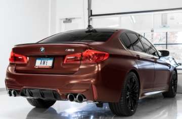 Picture of AWE Tuning 18-19 BMW F90 M5 SwitchPatch Cat-Back Exhaust- Black Diamond Tips