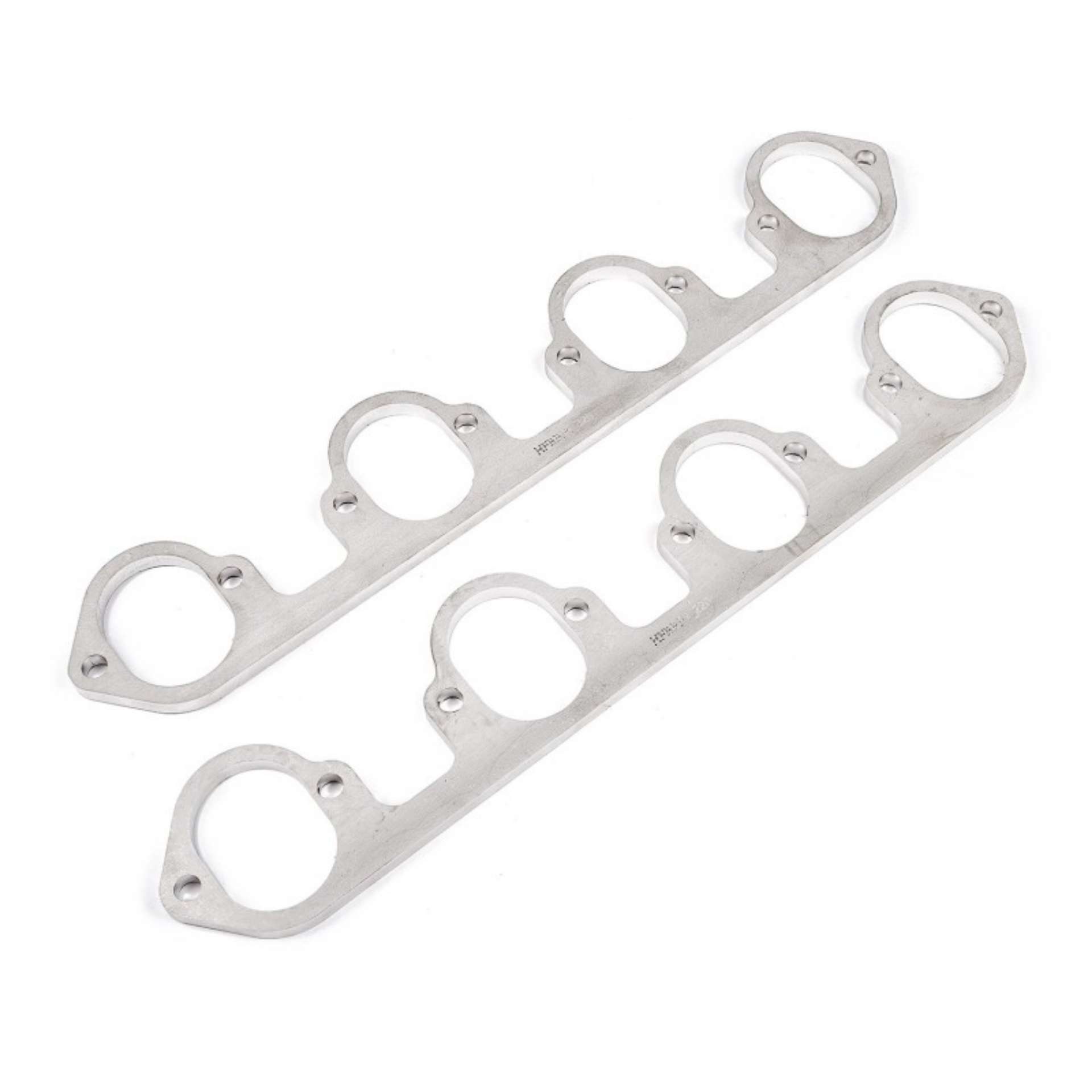 Picture of Stainless Works Big Block Ford Flat Tall Oval Port Header 304SS Exhaust Flanges 2-1-4in Primaries