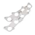 Picture of Stainless Works Ford 5-2L-5-0L Coyote Round Port Shaped Header 304SS Exhaust Flanges 2in Primaries