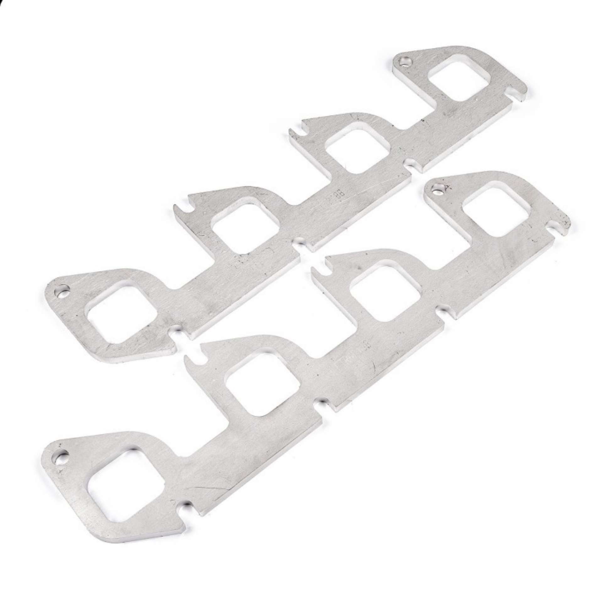 Picture of Stainless Works Ford 6-2L Square Port Shaped Header 304SS Exhaust Flanges 1-7-8in Primaries