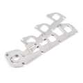 Picture of Stainless Works Ford 6-2L Square Port Shaped Header 304SS Exhaust Flanges 1-7-8in Primaries