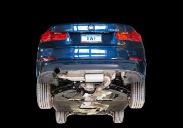 Picture of AWE Tuning BMW F30 320i Touring Exhaust &amp; Performance Mid Pipe - Chrome Silver Tip 102mm