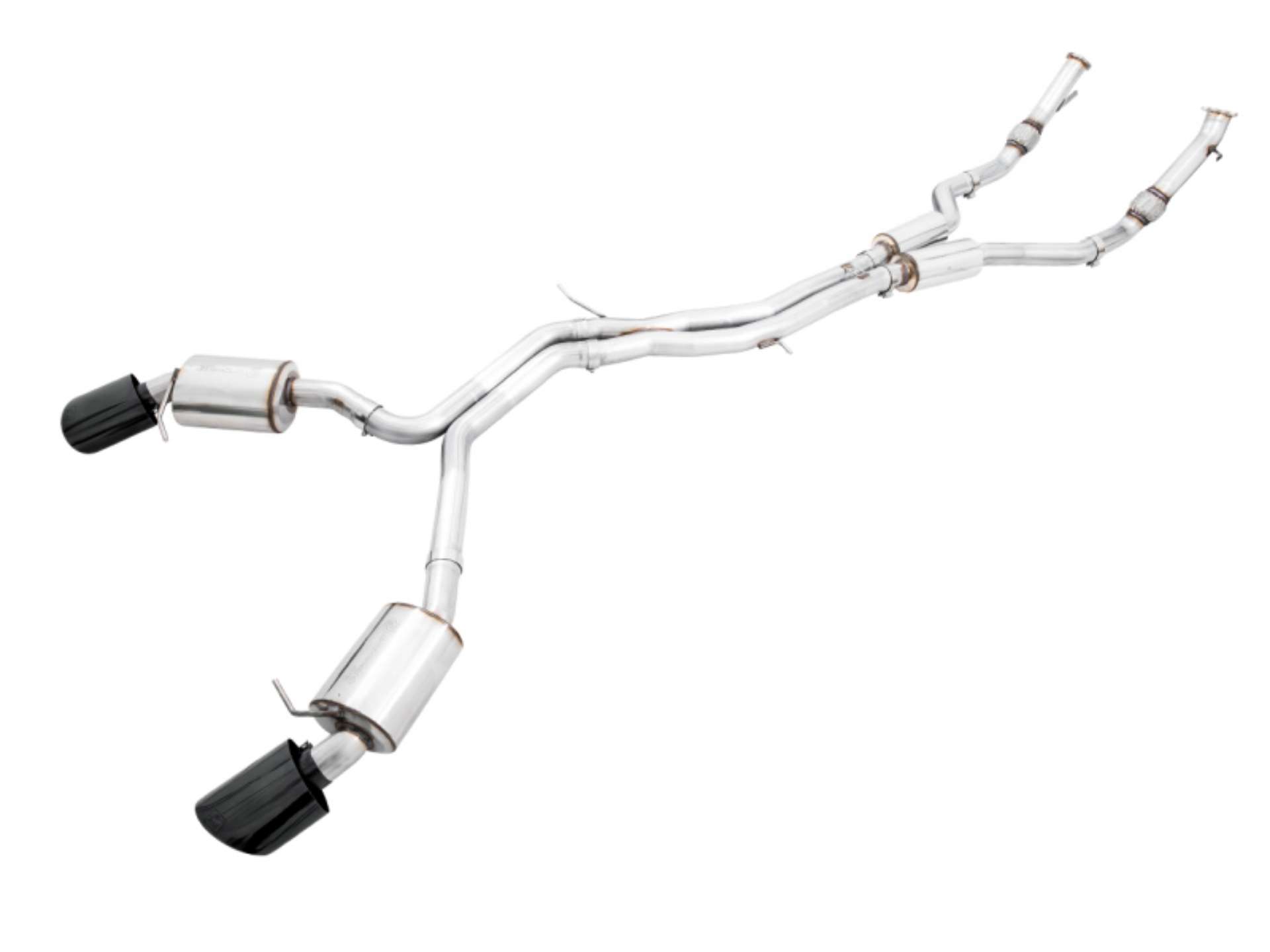 Picture of AWE Tuning Audi B9 RS 5 2-9L Res-For Performance Cat Touring Edition Exhaust w- Diamond Black Tips