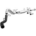 Picture of MagnaFlow 11-19 GM 2500-3500 6-0L 4in Single Passenger Side Rear Exit Cat-Back Exhaust w-Black Tips